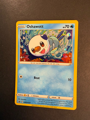 Oshawott - SWSH222 Cosmo Holo Rare Promo