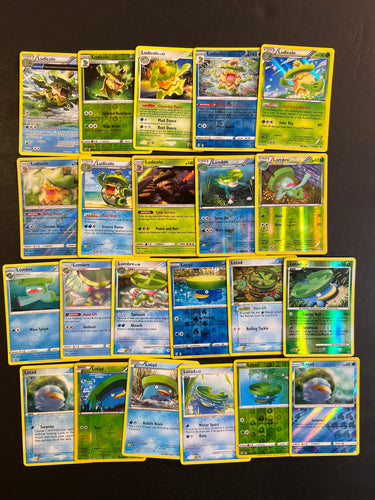 Pokemon Lotad, Lombre and Ludicolo Card Lot - 22 Cards - Holo Rare, Reverse Holos & Vintage Cards!!