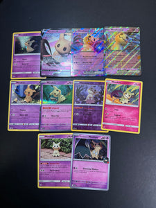Pokemon Mimikyu ex Card Lot - 10 Cards - Ultra Rare ex, V & Holo Rare Cards!