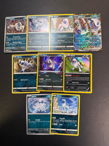 Pokemon Absol ex Card Lot - 9 Cards - Holo Rare, Reverse Holos and Vintage Collection!