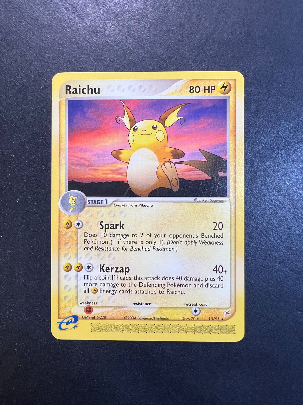 Raichu - 13/95 Non-Holo Rare - EX Team Magma vs Team Aqua Set! JAB Games13 Raichu - 13/95 Non-Holo Rare - EX Team Magma vs Team Aqua Set! JAB Games13