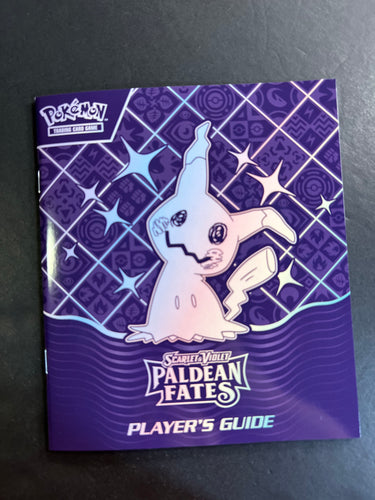Pokemon Paldean Fates Player’s Guide Book - Mimikyu