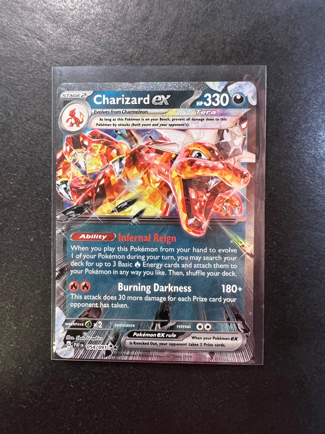 Charizard ex - 054/091 Ultra Rare - Paldean Fates JAB Games13 Charizard ex - 054/091 Ultra Rare - Paldean Fates JAB Games13
