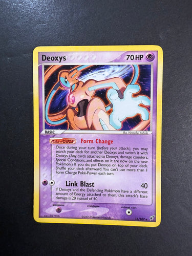 Deoxys - 16/107 Non Holo Rare - Pokemon EX Deoxys set!