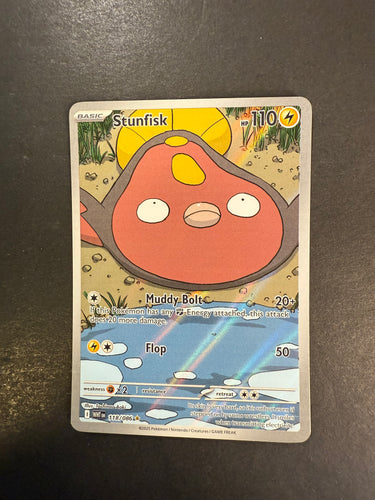 Stunfisk - 118/086 Holo Ultra Rare - Pokemon White Flare