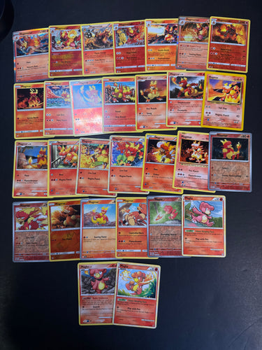 Pokemon Magby, Magmar, Magmortar Card Lot - 29 Cards - Holo Rare and Vintage Collection!