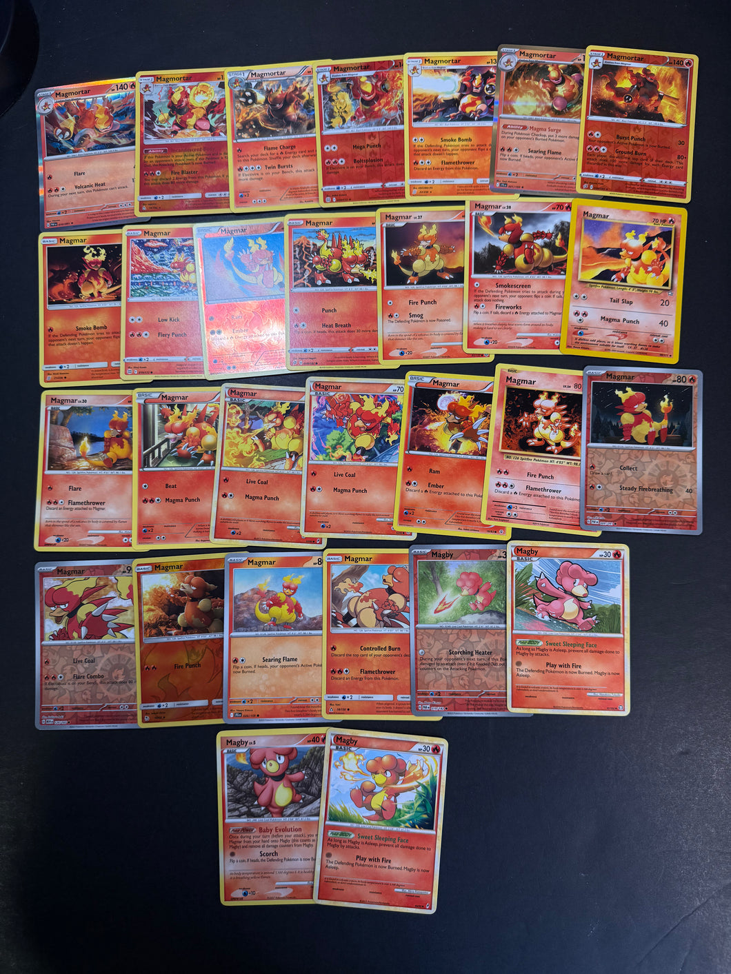 first edition bill trainer card Magmortar CRZ GG03 Illustration Rare EN NM+