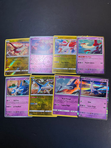 Pokemon Latios & Latias Card Lot - 8 Cards - Holo Rare and Promo Collection!