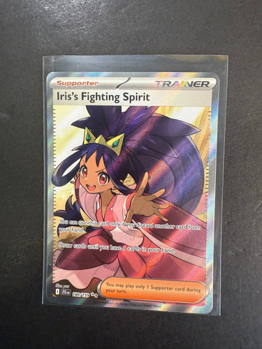 Iris’s Fighting Spirit - 180/159 Full Art Ultra Rare Trainer - Journey Together
