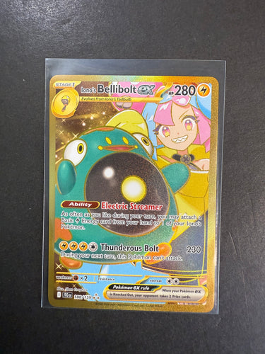 Iono’s Bellibolt ex - 188/159 Gold Full Art Secret Ultra Rare - Journey Together