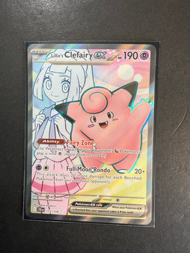 Lillie’s Clefairy ex - 173/159 Full Art Ultra Rare - Journey Together