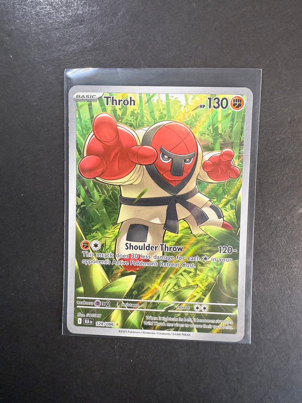 throh pokemon card Throh - 128/086 Ultra Rare Art