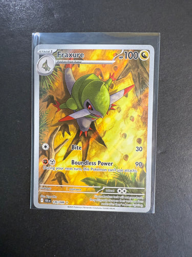 Fraxure - 146/086 Ultra Rare Art - Pokemon Black Bolt