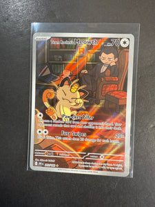 Team Rocket’s Meowth - 203/182 Ultra Rare Art - Destined Rivals