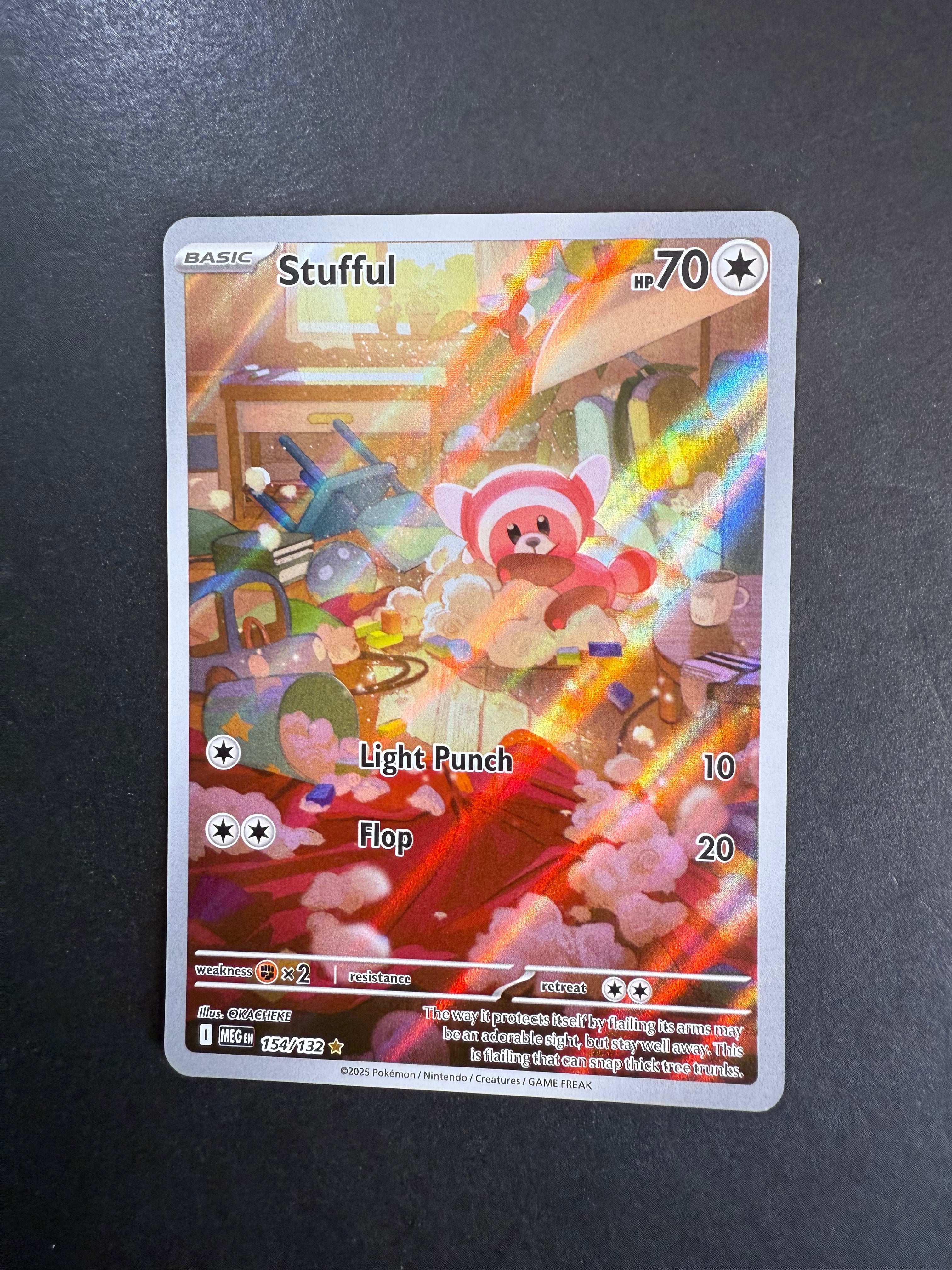 Stufful - 154/132 Ultra Rare Art - Mega Evolution JAB Games13 Stufful - 154/132 Ultra Rare Art - Mega Evolution JAB Games13