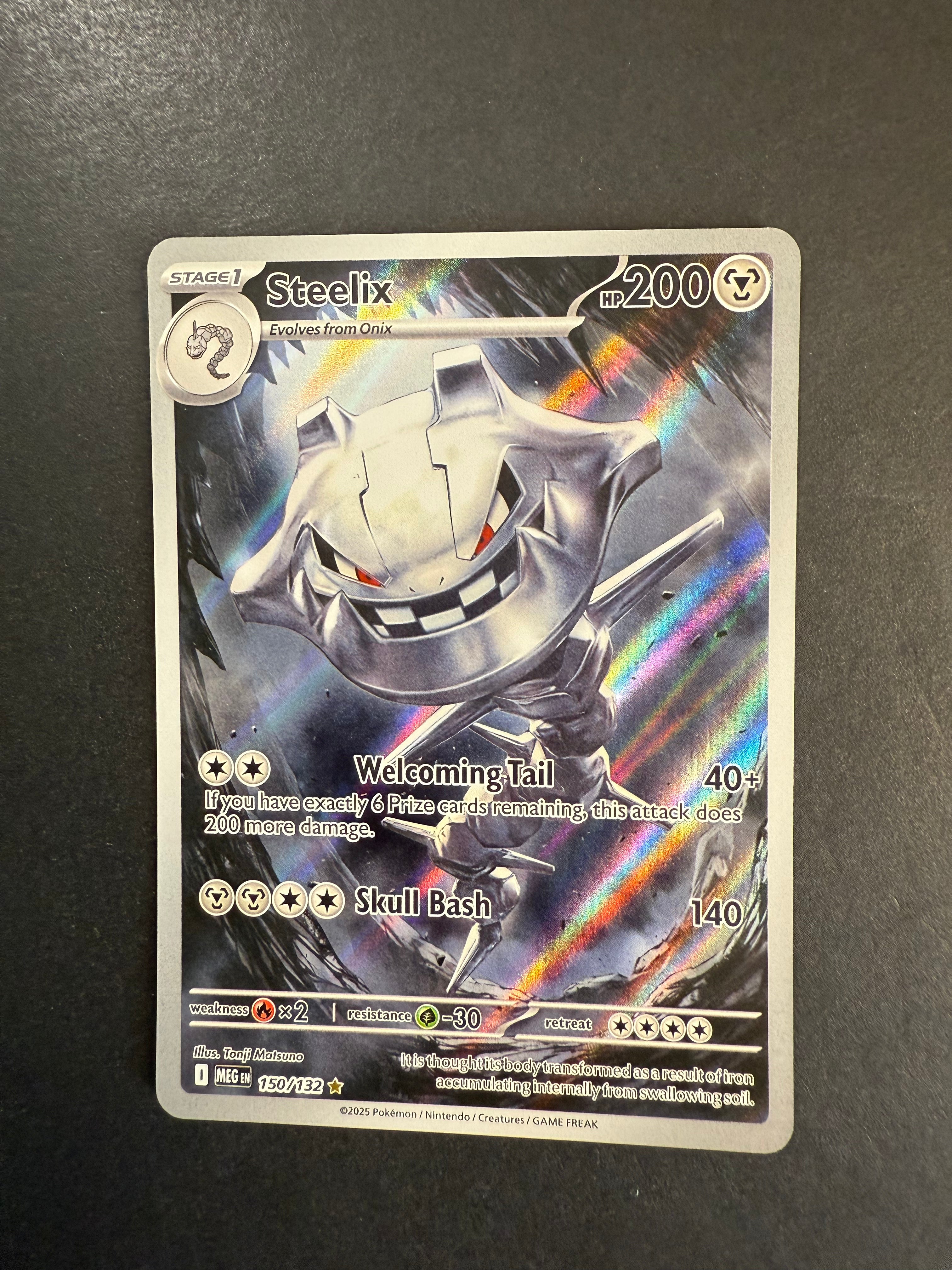 Steelix - 150/132 Ultra Rare Art - Mega Evolution JAB Games13 Steelix - 150/132 Ultra Rare Art - Mega Evolution JAB Games13