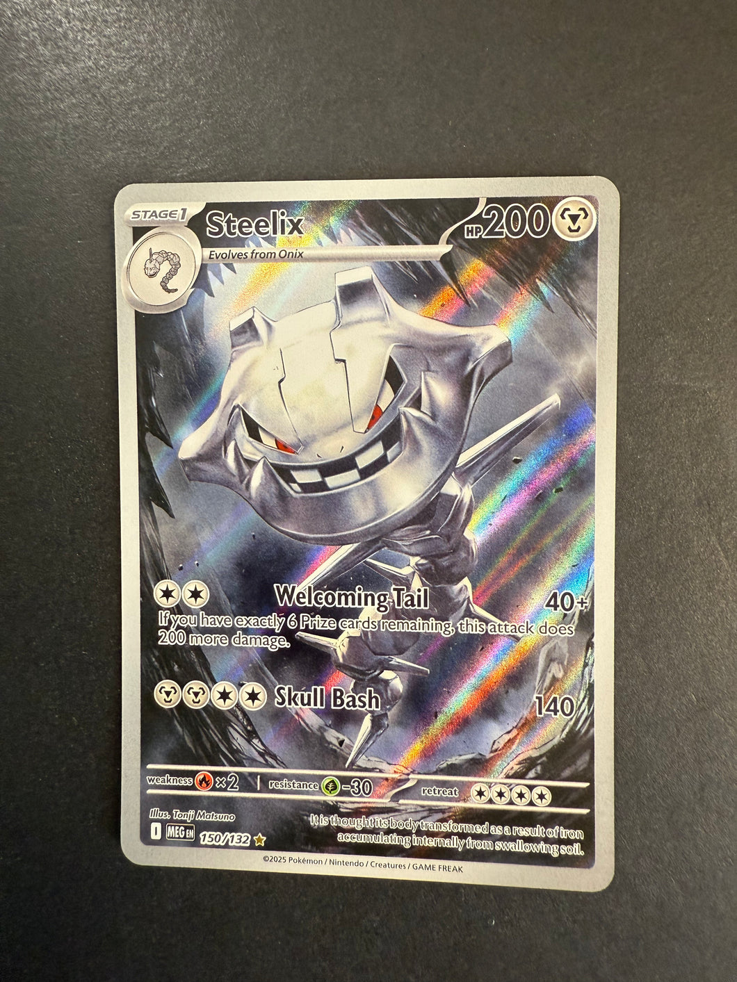 Steelix - 150/132 Ultra Rare Art - Mega Evolution