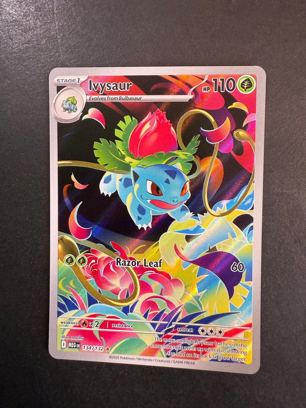 Ivysaur - 134/132 Ultra Rare Art - Mega Evolution – JAB Games13