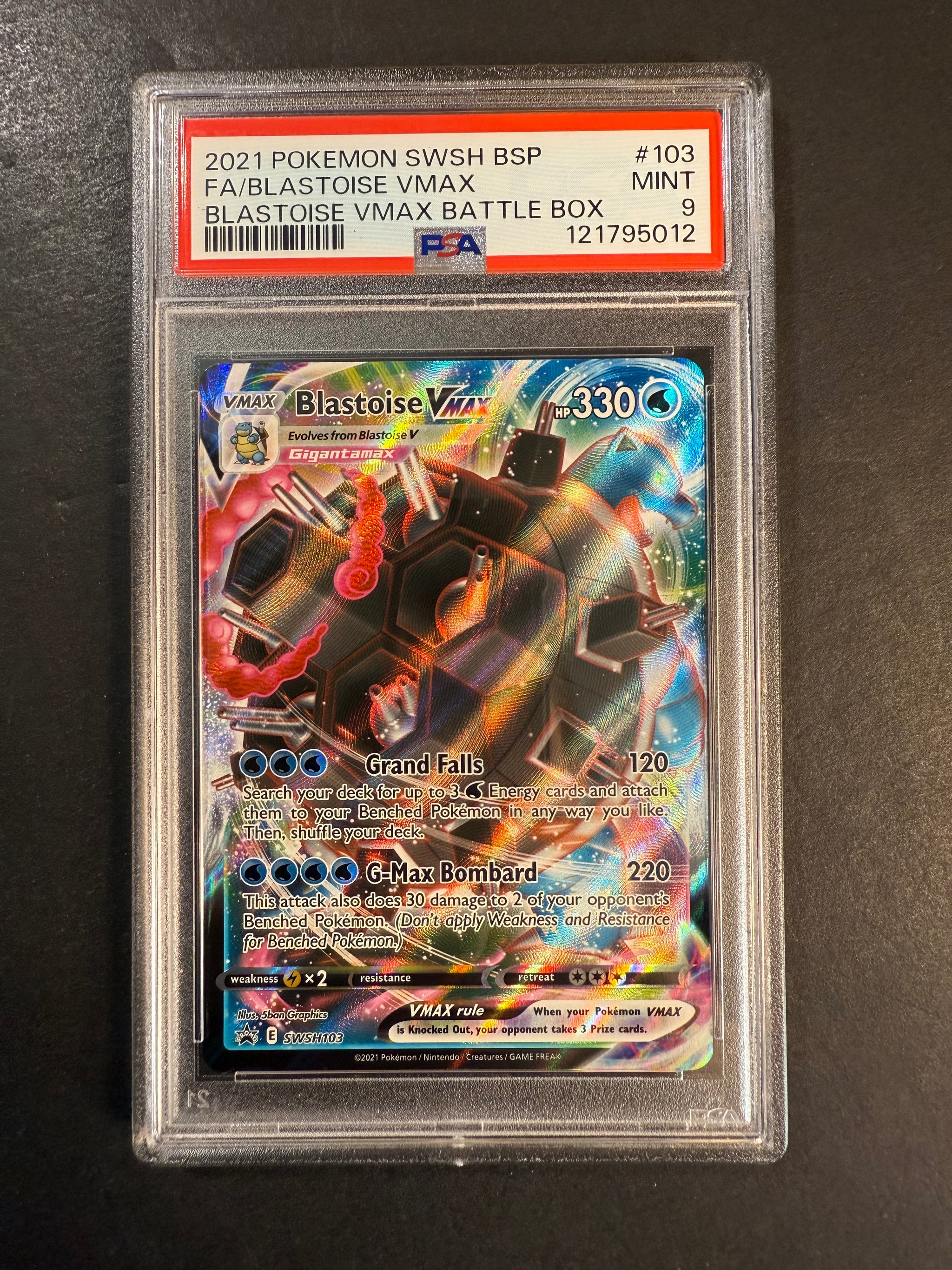 pokemon card game sword & shield starter set vmax blastoise Battle Styles Blastoise VMAX Battle Box  Good Luck Have Fun Games