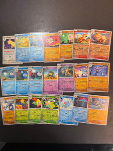 Pokemon 151 Complete Reverse Holo Card Set - 164 Total Cards - EX & Holo Rare Energies!