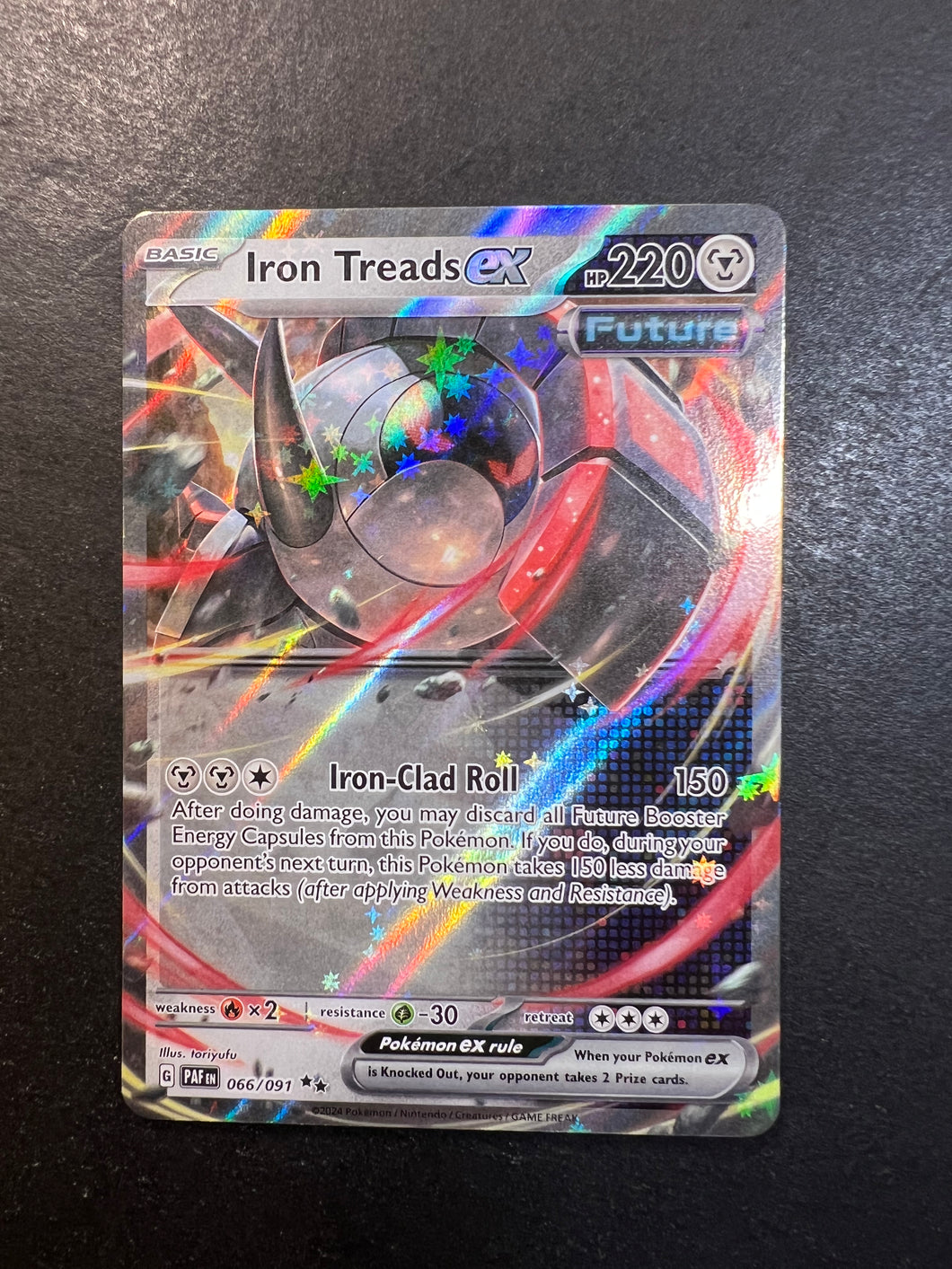 Iron Treads ex - 066/091 Ultra Rare - Paldean Fates JAB Games13 Iron Treads ex - 066/091 Ultra Rare - Paldean Fates JAB Games13