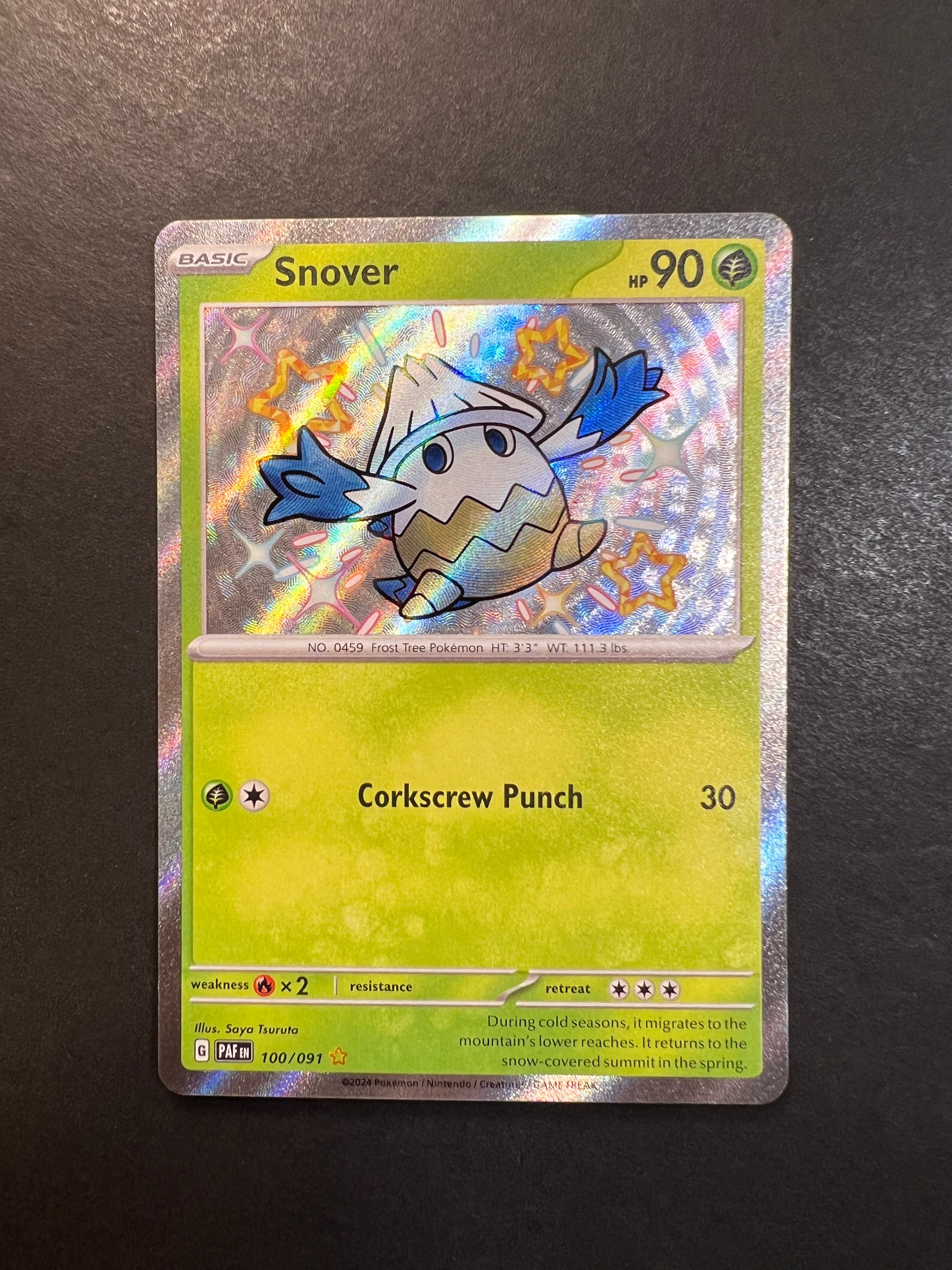 Snover - 100/091 Shiny Ultra Rare