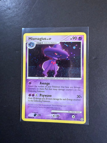 Mismagius - 10/130 Holo Rare - Pokemon Diamond & Pearl