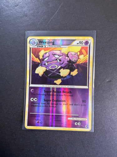 Weezing - 38/95 Reverse Holo Rare - Call of Legends