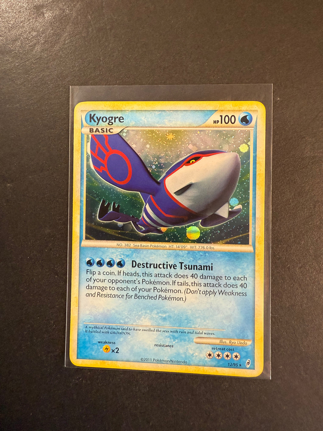 Kyogre - 12/95 Holo Rare - Call of Legends Set