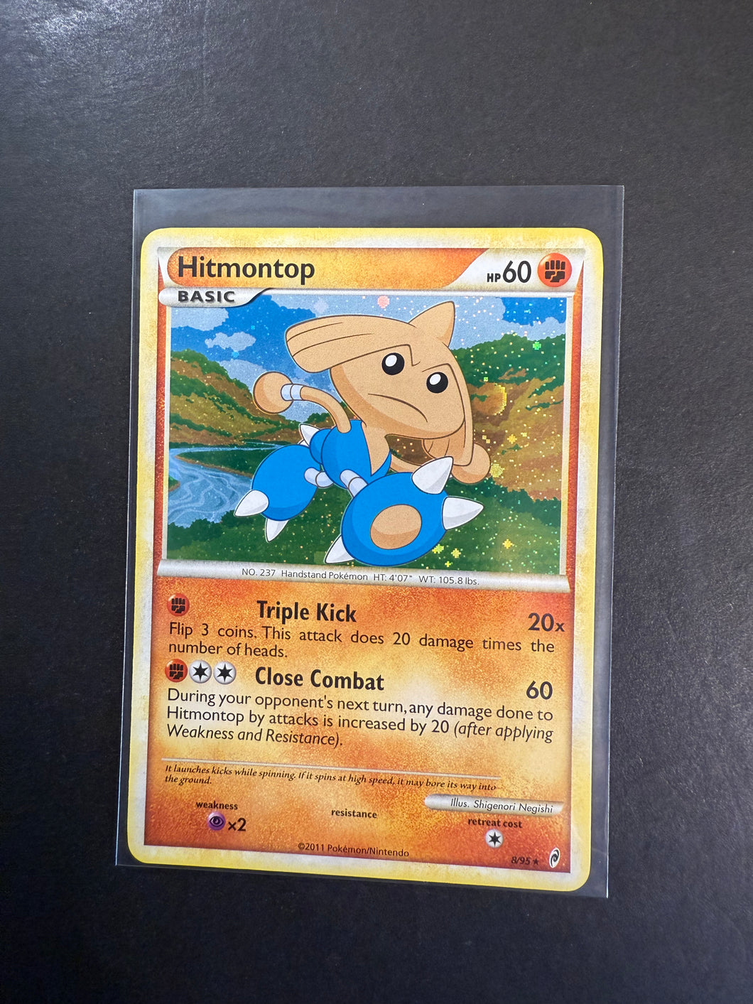 Hitmontop - 8/95 Holo Rare - Call of Legends