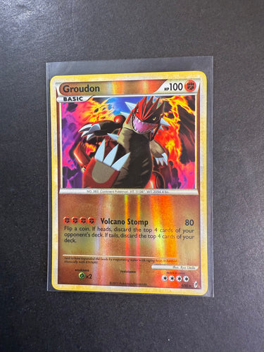 Groudon - 6/95 Reverse Holo Rare - Call of Legends