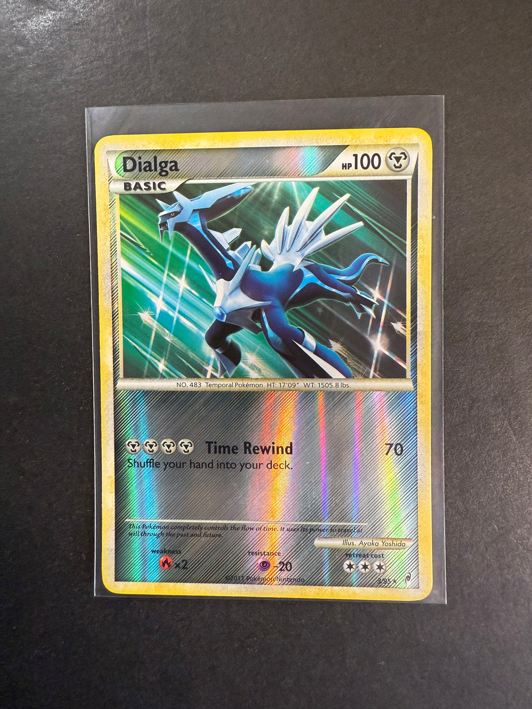 Dialga - 3/95 Reverse Holo Rare - Call of Legends