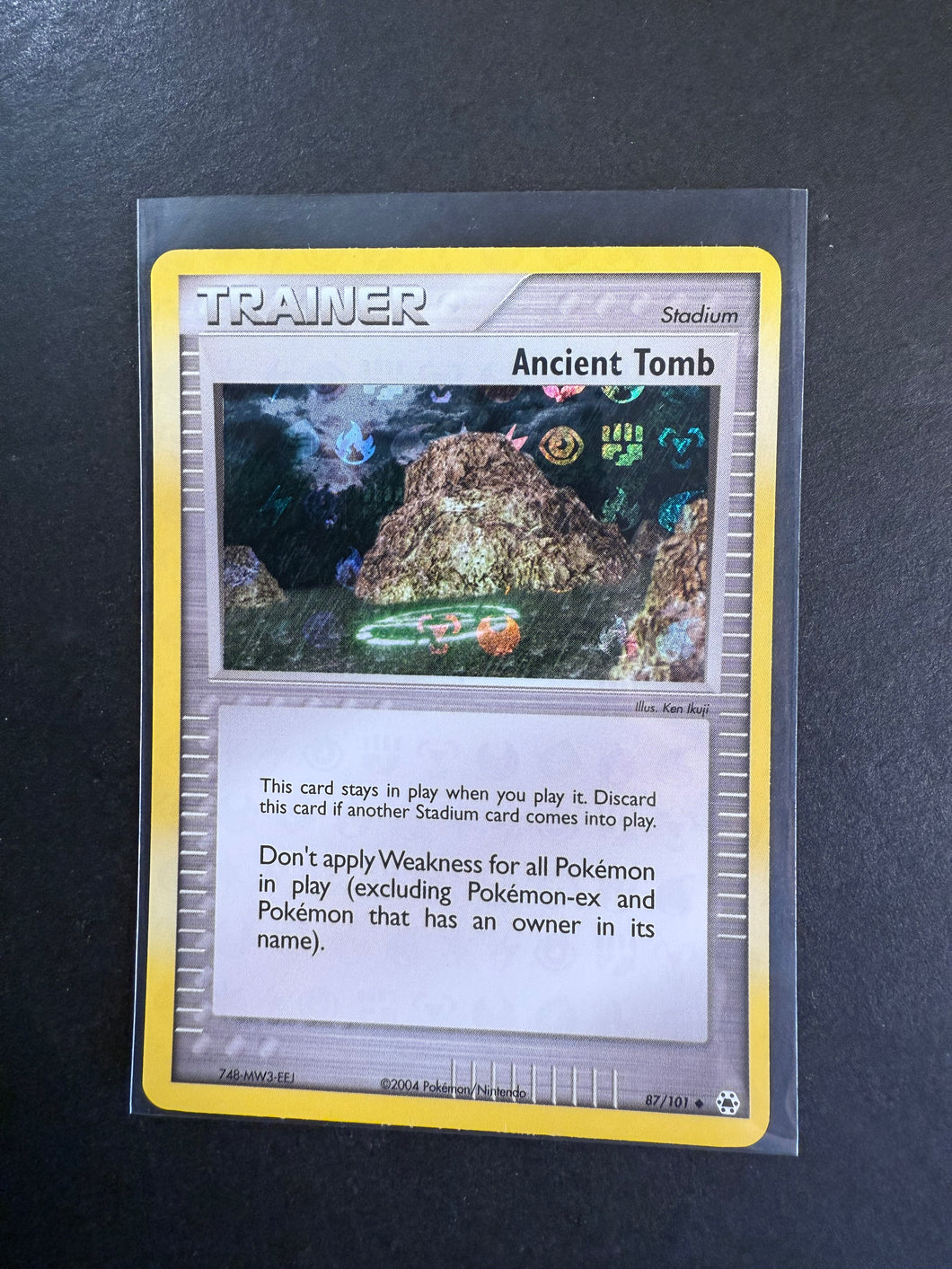 Ancient Tomb - 87/101 Reverse Holo Trainer - EX Hidden Legends
