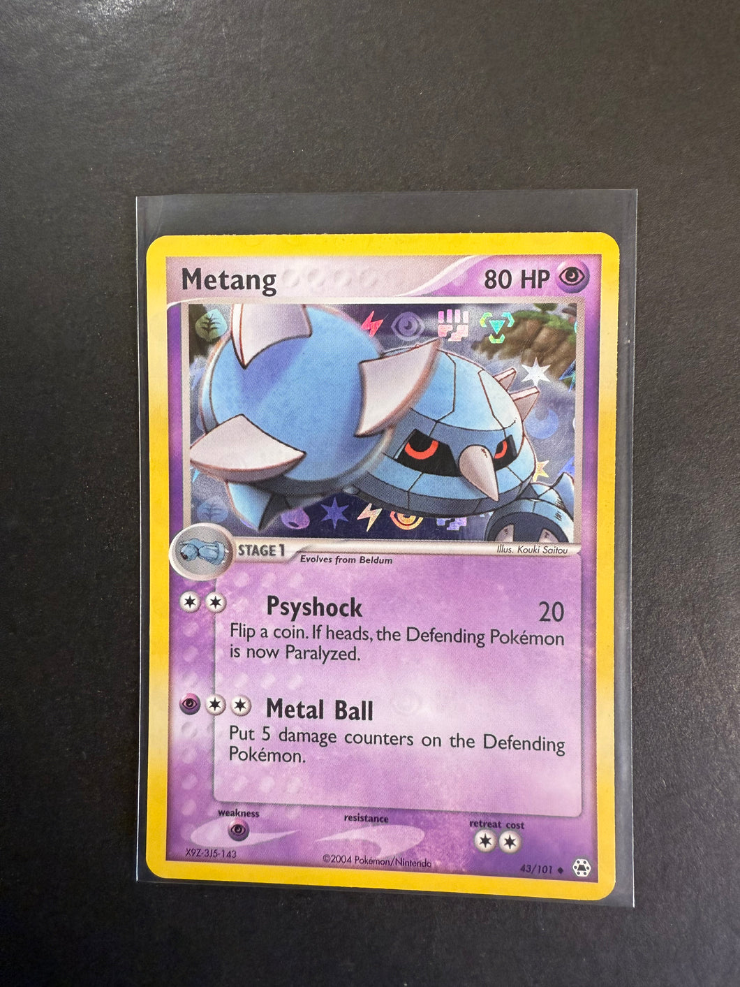 Metang - 43/101 Reverse Holo - EX Hidden Legends