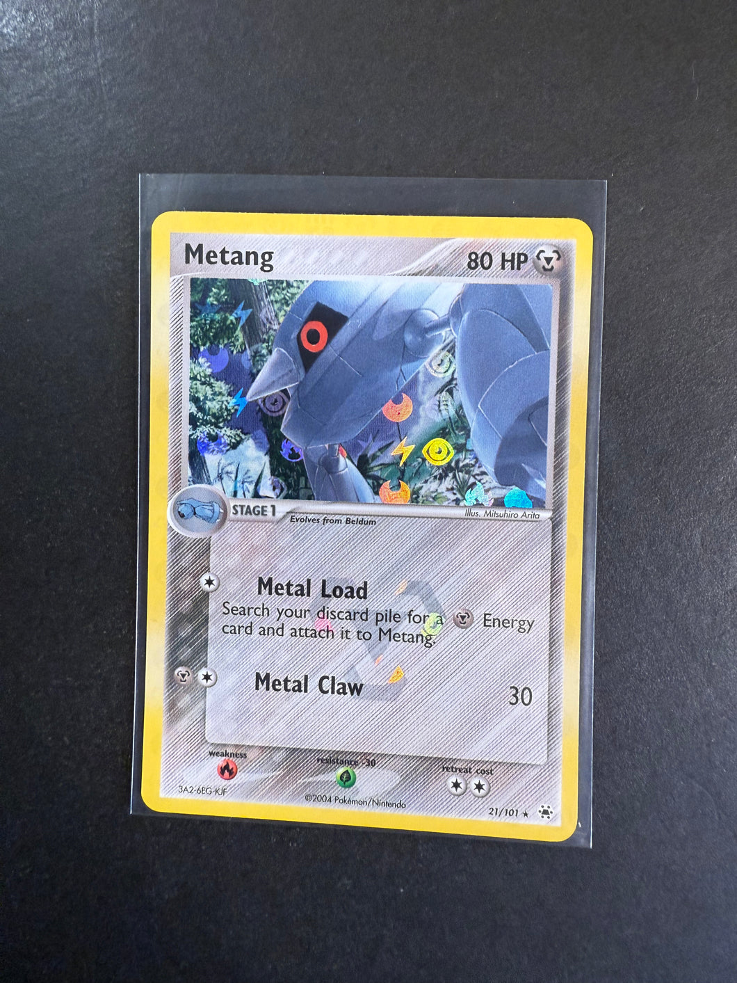 Metang - 21/101 Reverse Holo Rare - EX Hidden Legends