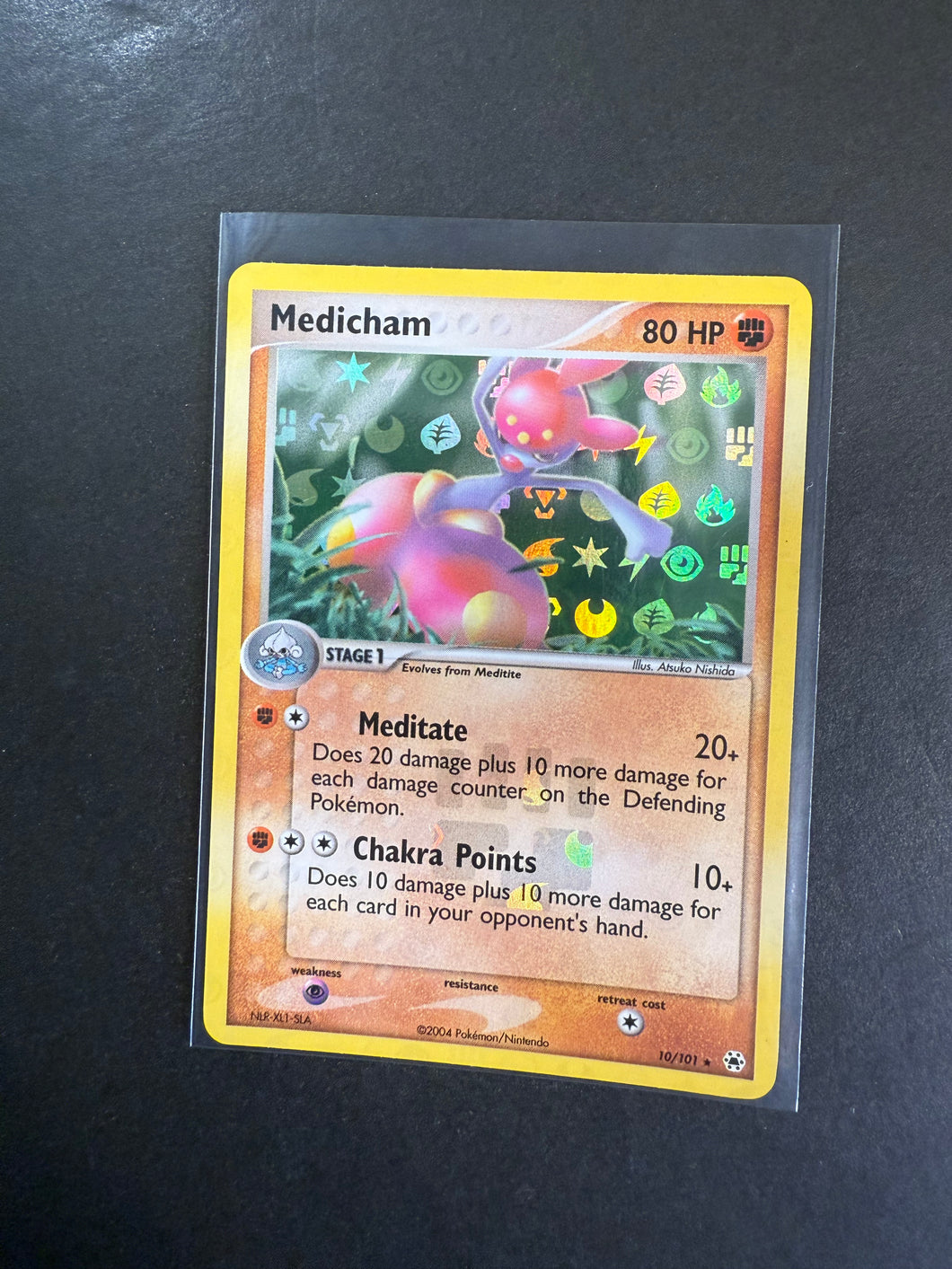 Medicham - 10/101 Reverse Holo Rare - EX Hidden Legends