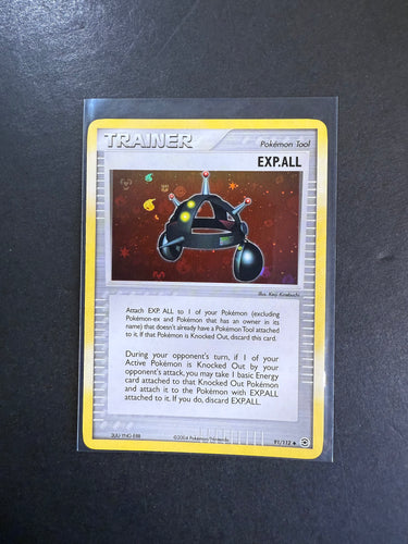 EXP.ALL - 91/112 Reverse Holo Trainer - EX Fire Red Leaf Green