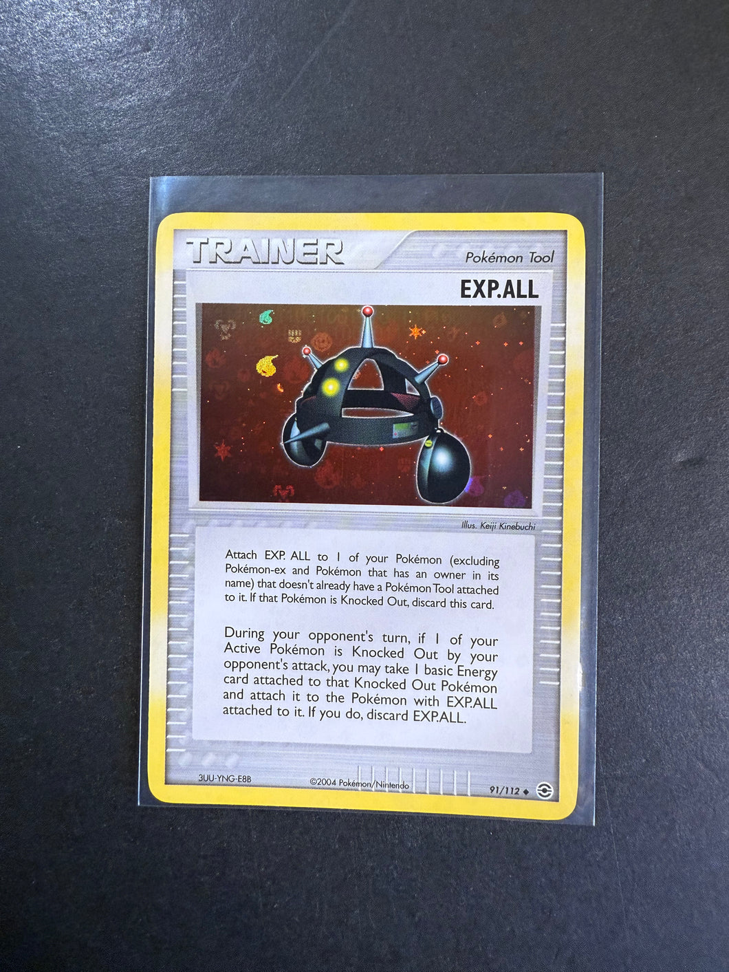 EXP.ALL - 91/112 Reverse Holo Trainer - EX Fire Red Leaf Green