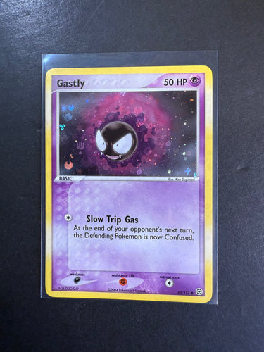 Gastly - 63/112 Reverse Holo - EX Fire Red Leaf Green