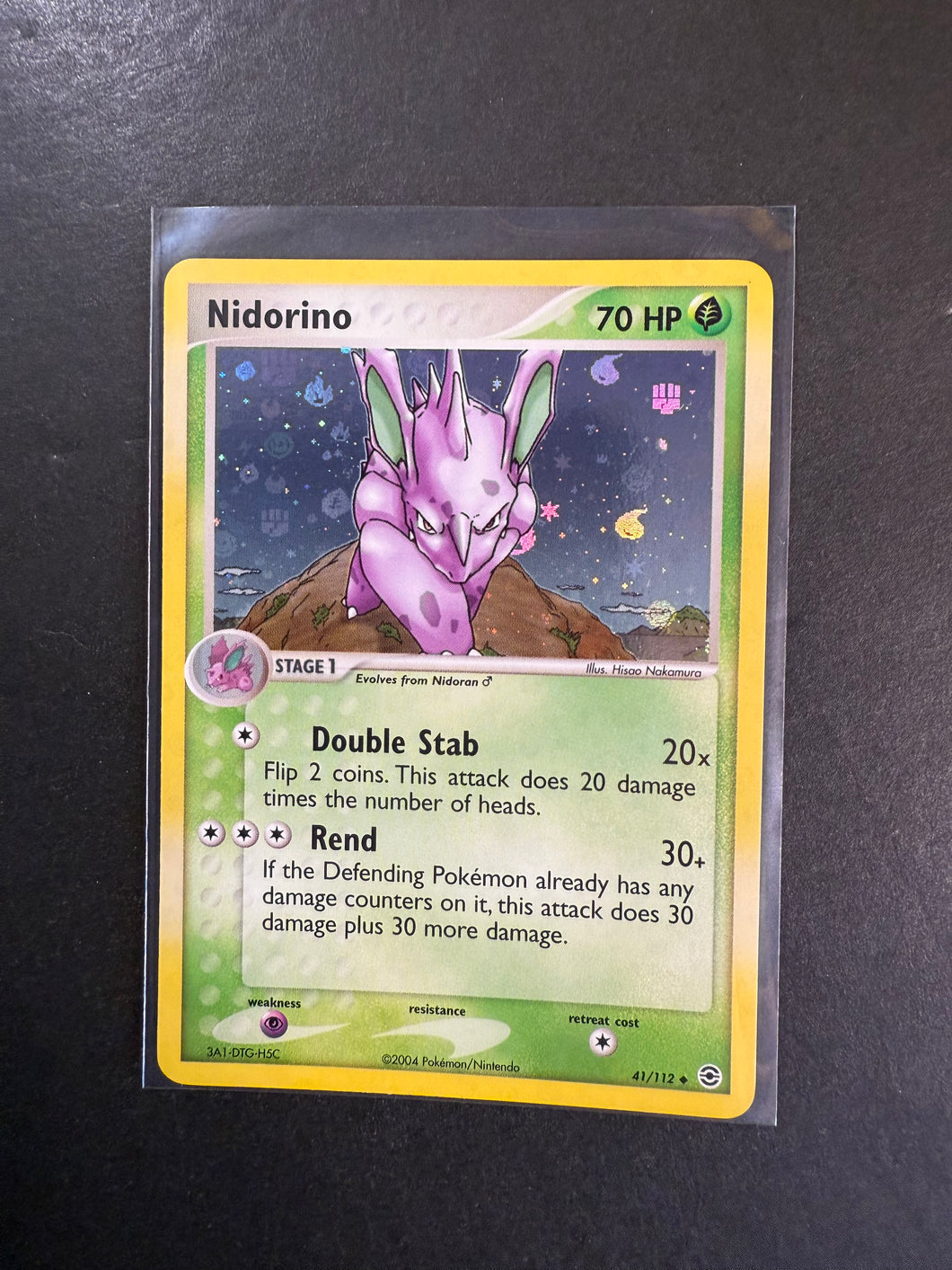 Nidorino - 41/112 Reverse Holo - EX Fire Red Leaf Green
