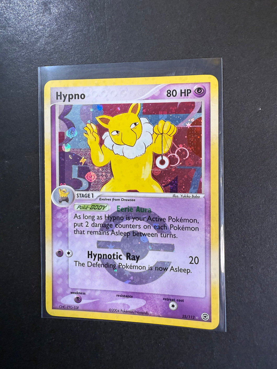 Hypno - 25/112 Reverse Holo Rare - EX Fire Red Leaf Green