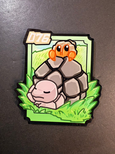 Pokemon Golem & Dwebble Magnet