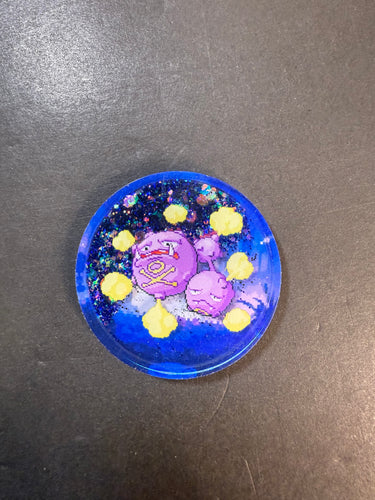 Pokemon Weezing Snow Globe Magnet