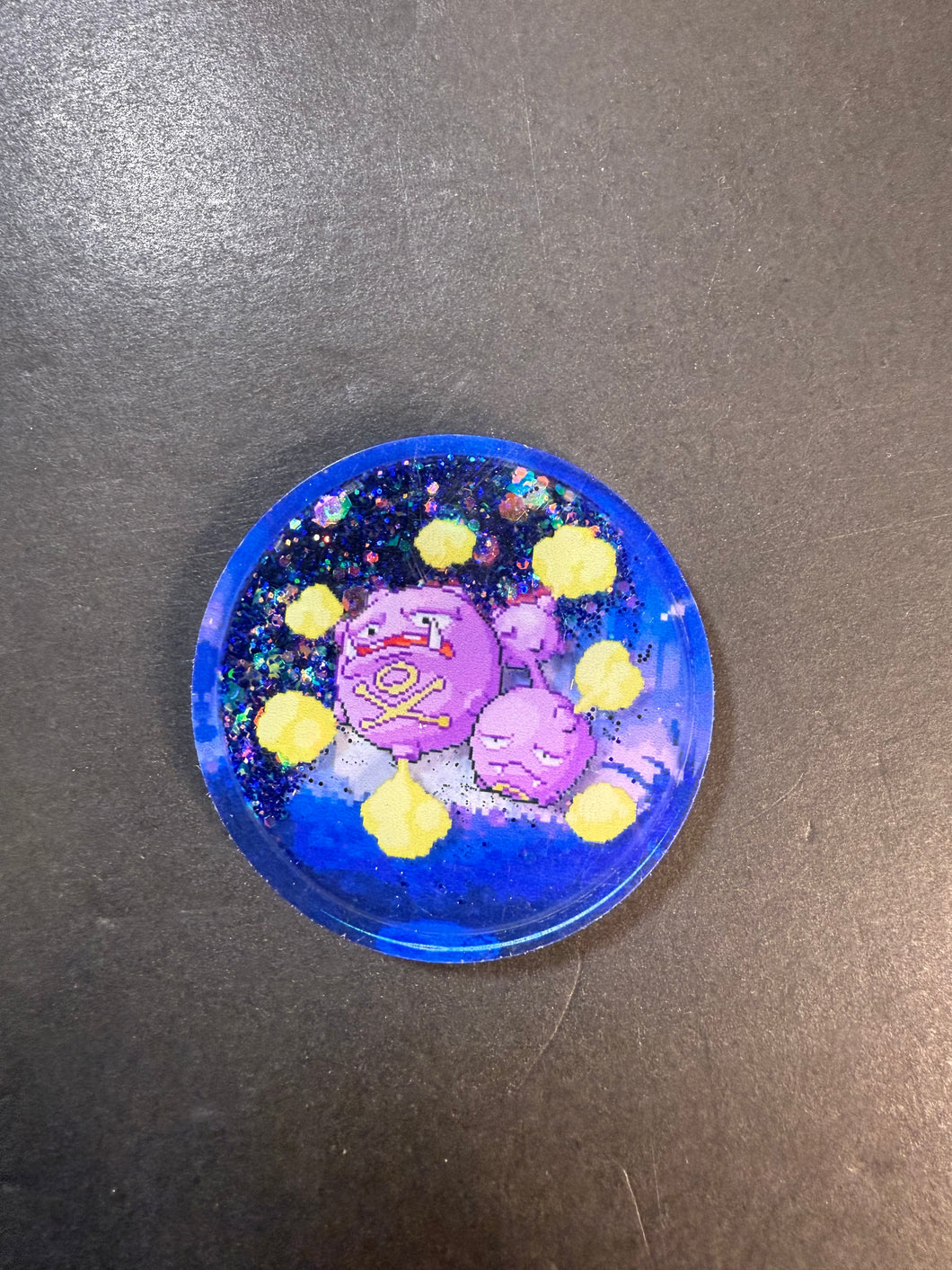 Pokemon Weezing Snow Globe Magnet