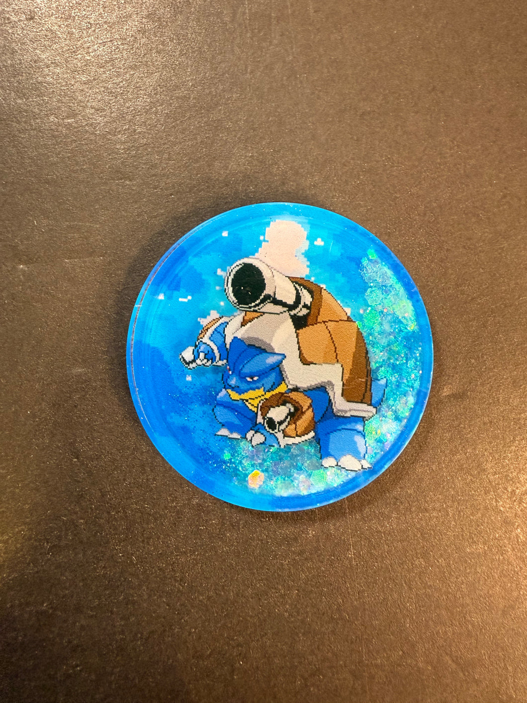 Pokemon Mega Blastoise Snow Globe Magnet