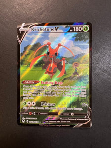 Kricketune V - TG12/TG30 Full Art Ultra Rare - Silver Tempest