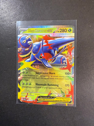 Mega Heracross ex - 004/094 Ultra Rare - Phantasmal Flames
