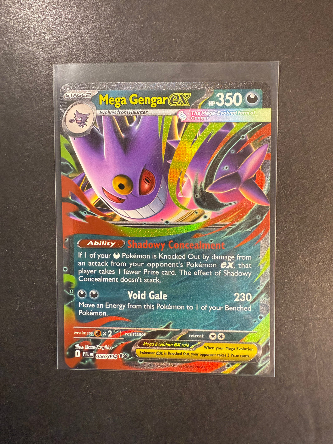 Mega Gengar ex - 056/094 Ultra Rare - Phantasmal Flames