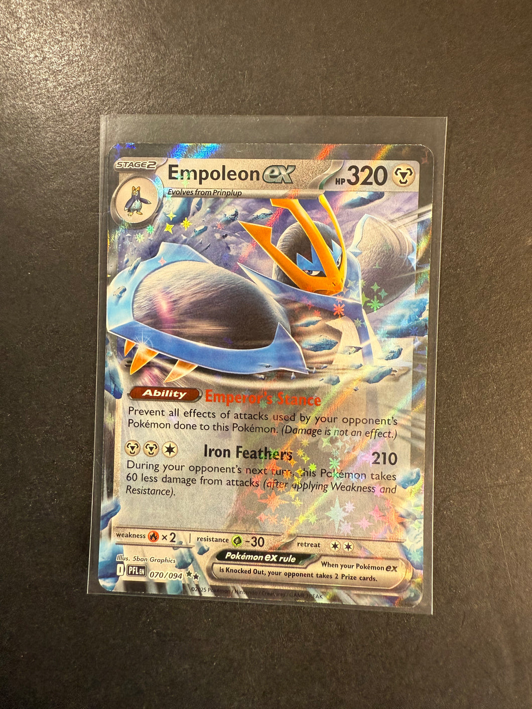 Empoleon ex - 070/094 Ultra Rare - Phantasmal Flames