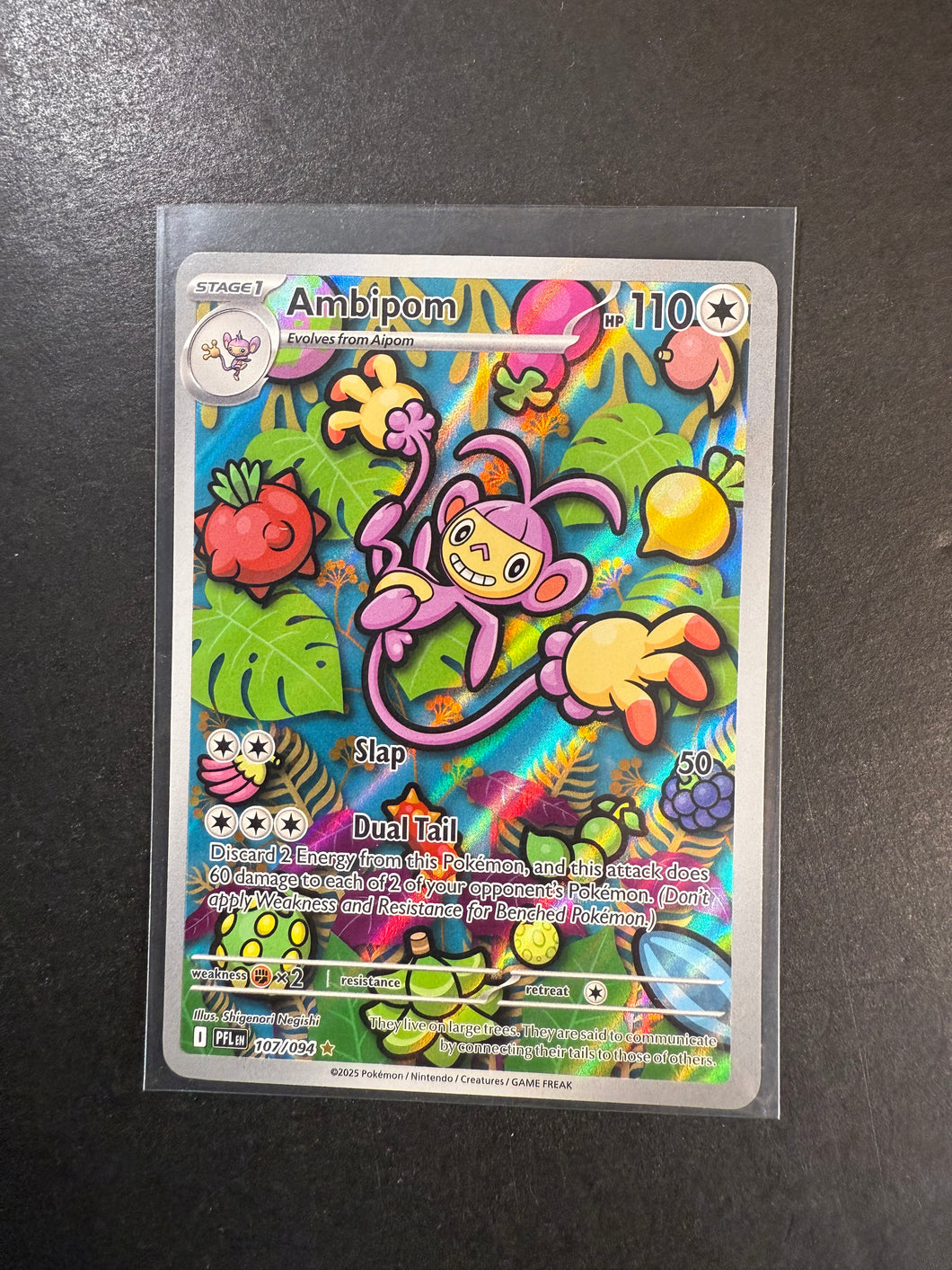 Ambipom - 107/094 Ultra Rare - Phantasmal Flames